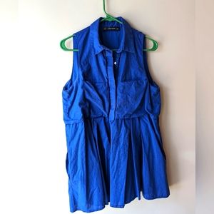 Zara - blue shirt dress - size M